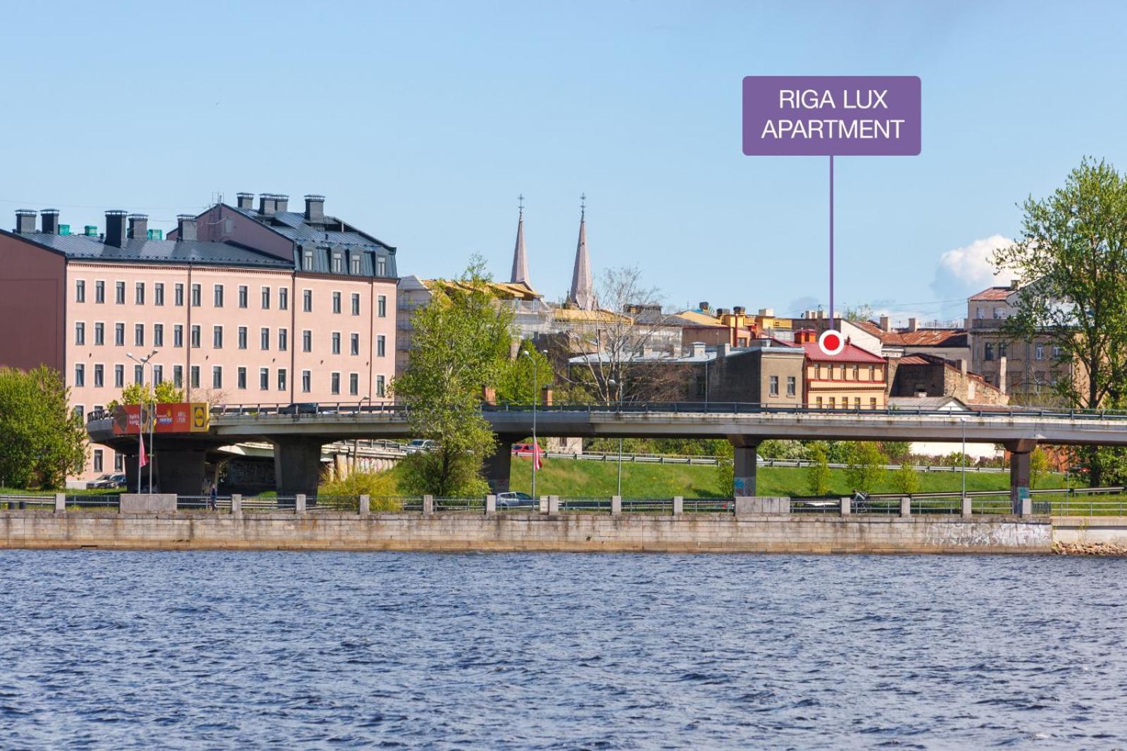 ריגה Daugavaluxapartments Free Parking מראה חיצוני תמונה